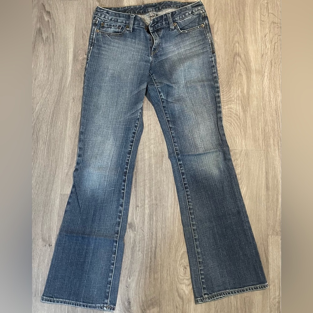 Express Women's Boot Cut Jeans in Medium Blue
